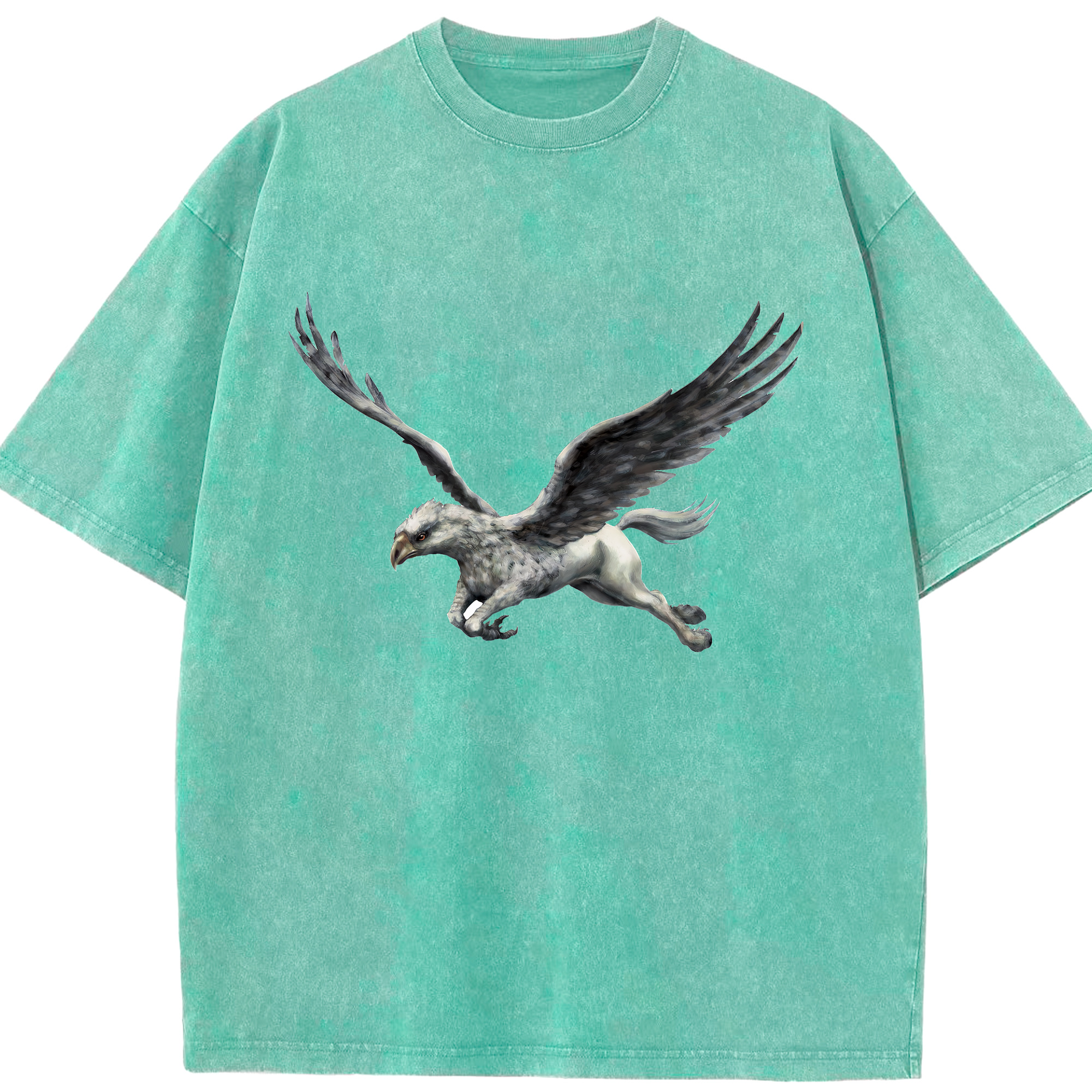 （画像用） Harry Potter ハリー・ポッターシリーズ 綿100% ヴィンテージ風 半袖Tシャツ（フロントプリント）